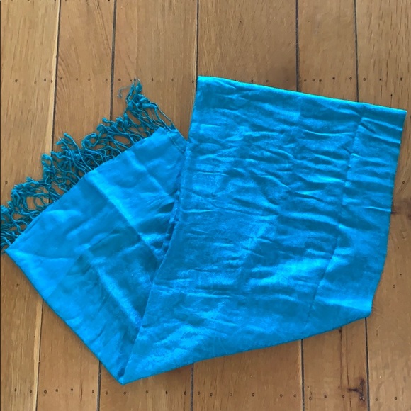 None Accessories - *2 for 15* Turquoise scarf/wrap